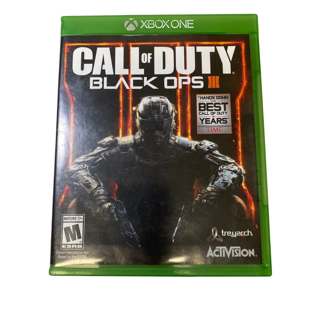 Call of Duty Black Ops III 3 Xbox One Activision Treyarch FPS‎ Video Game 87466